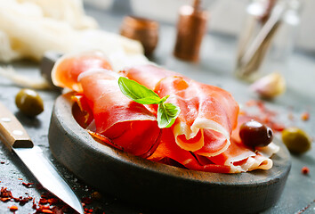 Image showing smoked parma ham