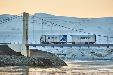 Image showing Icelandic cargo truck