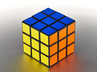 Image showing Rubik\'s cube solved