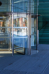 Image showing Turning Revolving Doors