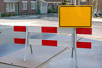 Image showing Street Works Barrier