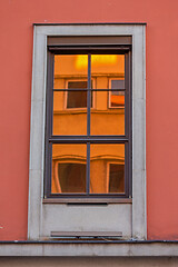 Image showing Golden Glass Window