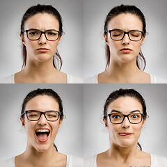 Image showing Four different moods