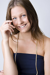 Image showing young beautiful happy woman