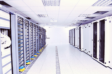 Image showing network server room