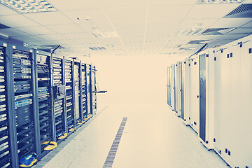 Image showing network server room