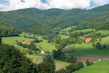 Image showing forest hill in south germany