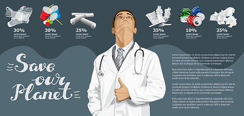 Image showing Vector Recycling Garbage And People 17