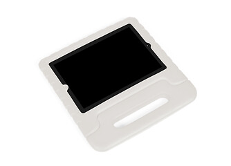 Image showing Tablet in a bright cover, designed for children