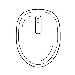 Image showing Mouse line icon.