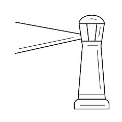 Image showing Lighthouse line icon.