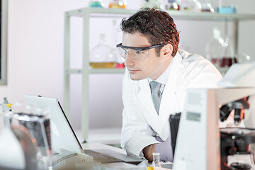 Image showing Portrait of a helth care professional in laboratory.