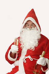 Image showing Drunken Santa