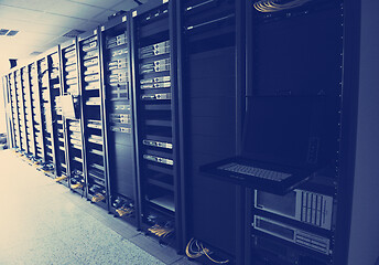 Image showing network server room