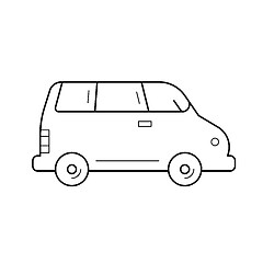 Image showing Van line icon.