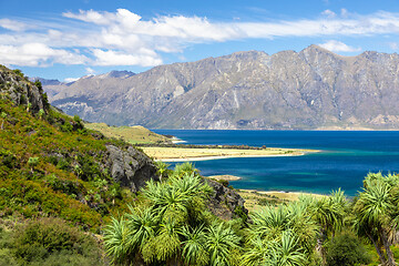 Image showing lake Wanaka; New Zealand south island