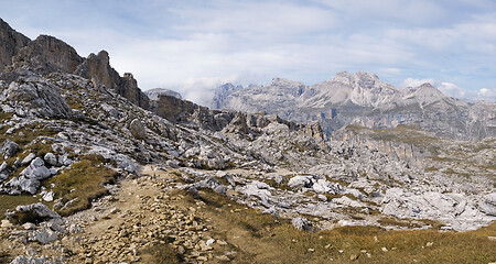 Image showing Dolomites mountains landscape