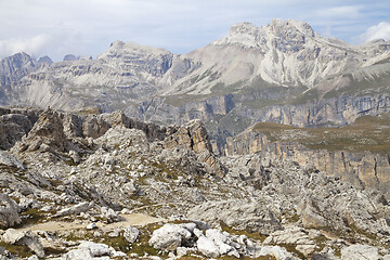 Image showing Dolomites mountains landscape