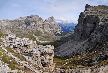 Image showing Dolomites mountains landscape