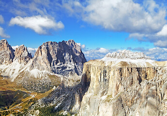 Image showing Dolomites mountains landscape