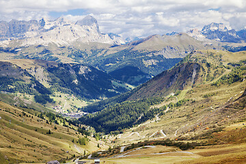 Image showing Dolomites mountains landscape