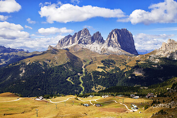 Image showing Dolomites mountains landscape