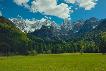 Image showing Mountains in Triglav national park