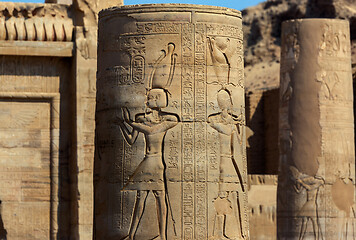 Image showing column in ancient egypt temple