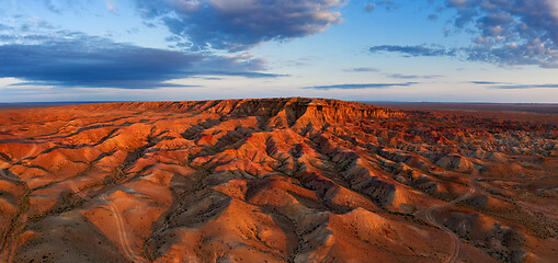 Image showing Canyons Tsagaan suvarga in Mongolia