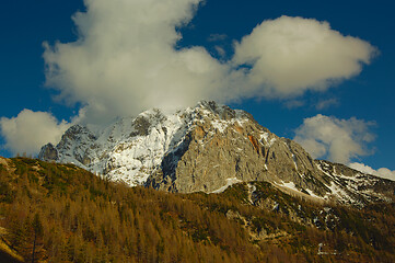 Image showing mountains in Triglav national park Slovenia