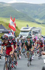 Image showing The Cyclist Thomas Voeckler - Tour de France 2014