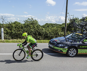 Image showing The Cyclist Tom-Jelte Slagter - Tour de France 2016