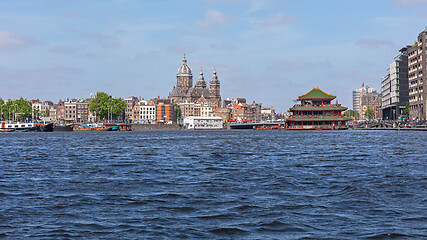 Image showing Amsterdam Cityscape Panoramic