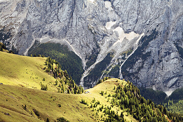 Image showing Dolomites mountains landscape