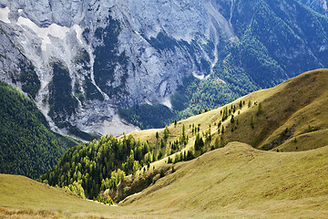 Image showing Dolomites mountains landscape