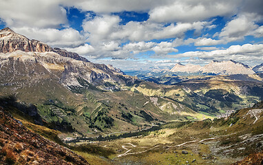 Image showing Dolomites mountains landscape