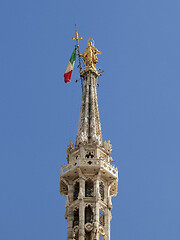 Image showing Top of Milan cathedral