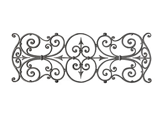 Image showing Cast iron decoration