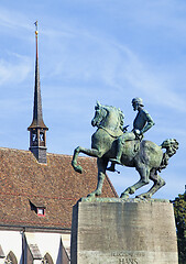 Image showing Hans Waldmann statue, Zurich