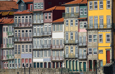 Image showing Traditional houses of Porto, Portugal