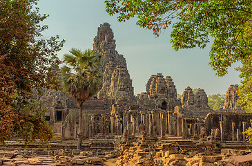 Image showing Bayon Temple Angkor Wat Cambodia