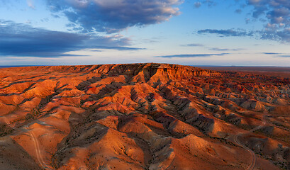 Image showing Canyons Tsagaan suvarga in Mongolia