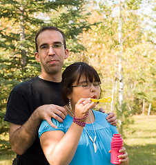 Image showing Father and Daughter