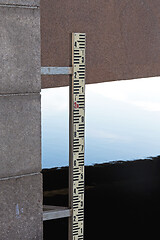 Image showing Staff Gauge River