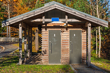 Image showing Public Toilets Cabin
