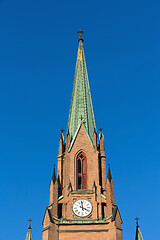 Image showing Church Top Drammen