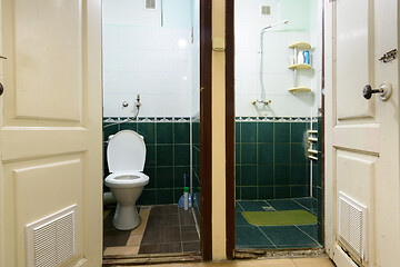 Image showing Interiors next to the old toilet and bathroom