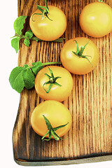 Image showing Fresh Yellow Tomatoes