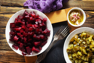 Image showing ingredients for salad