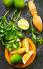 Image showing ingredients for mojito